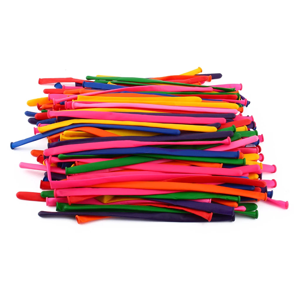 200pcs 260 Twist Latex Balloons Assorted Colors