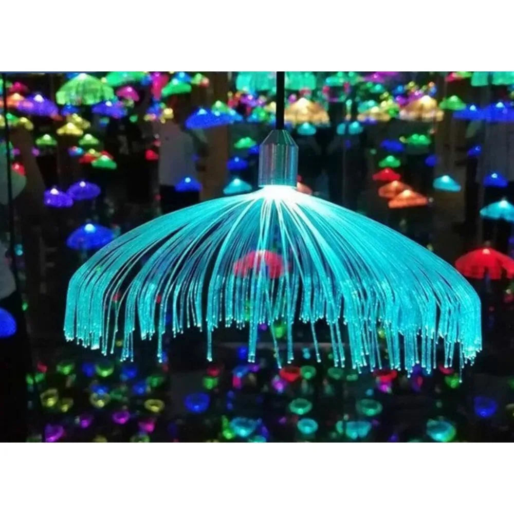 Fiber Optic Lights Garden Ceiling Chandeliers