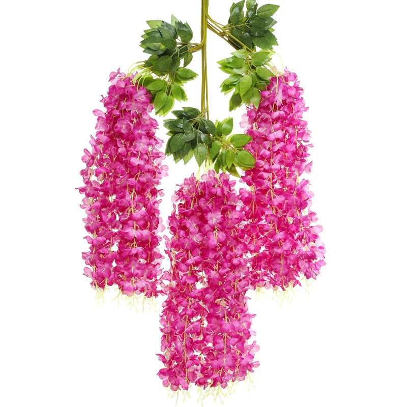 Artificial Wisteria Flower Hanging Garland