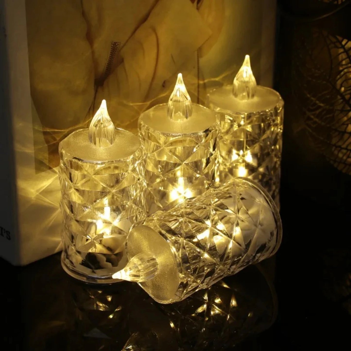 New Set of 6 Beautiful Flameless LED Candle Lights