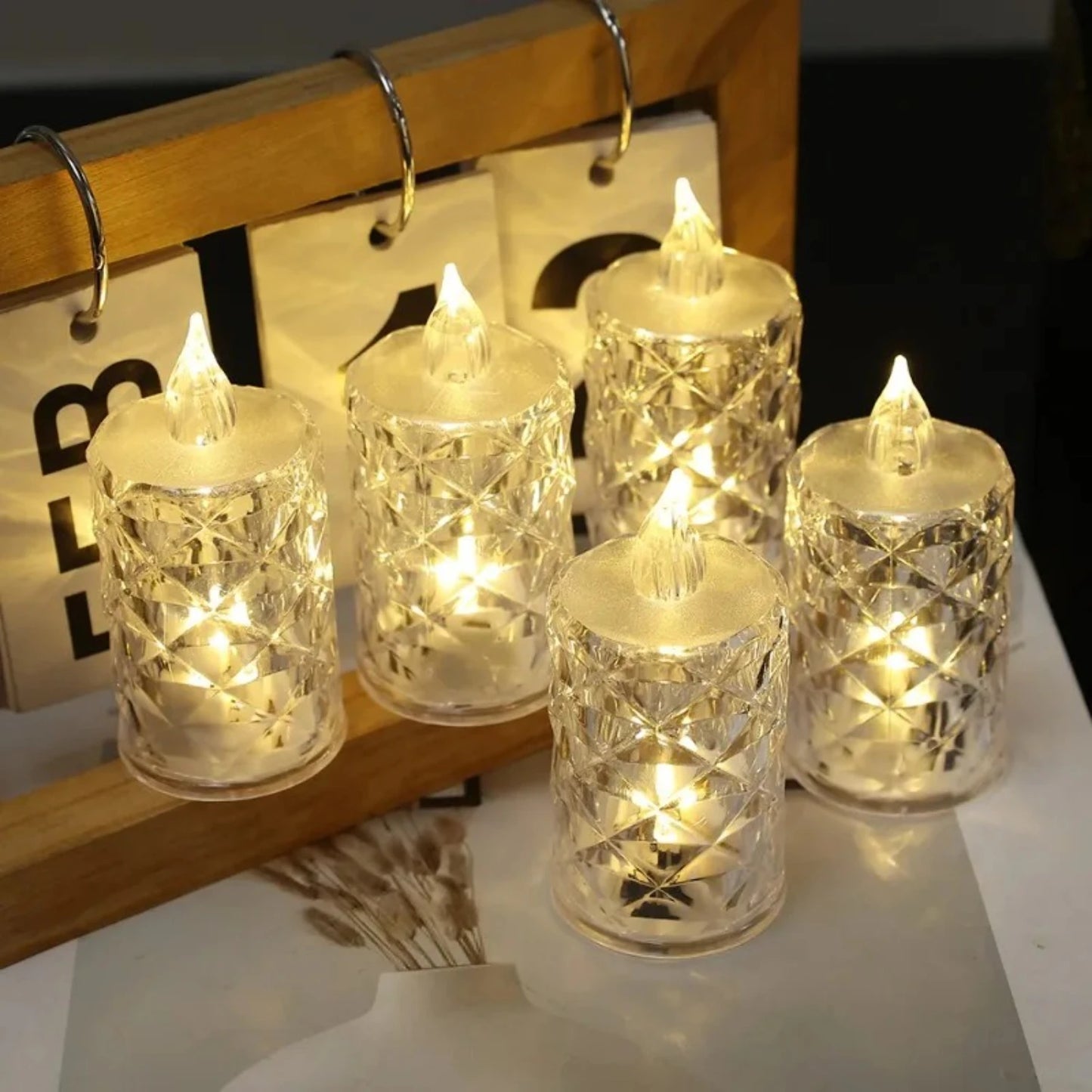 New Set of 6 Beautiful Flameless LED Candle Lights