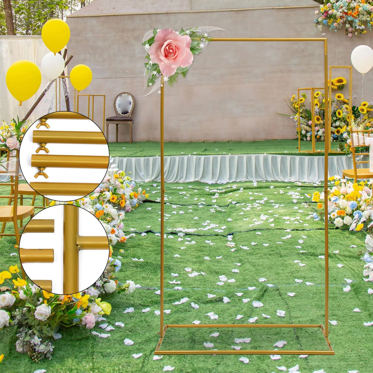 Wedding Arch Metal Backdrop