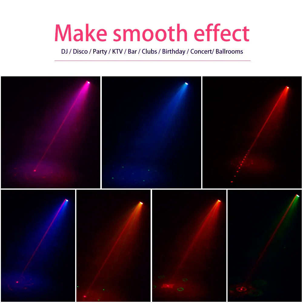 Disco Light Mini Laser RGB Stage Lights