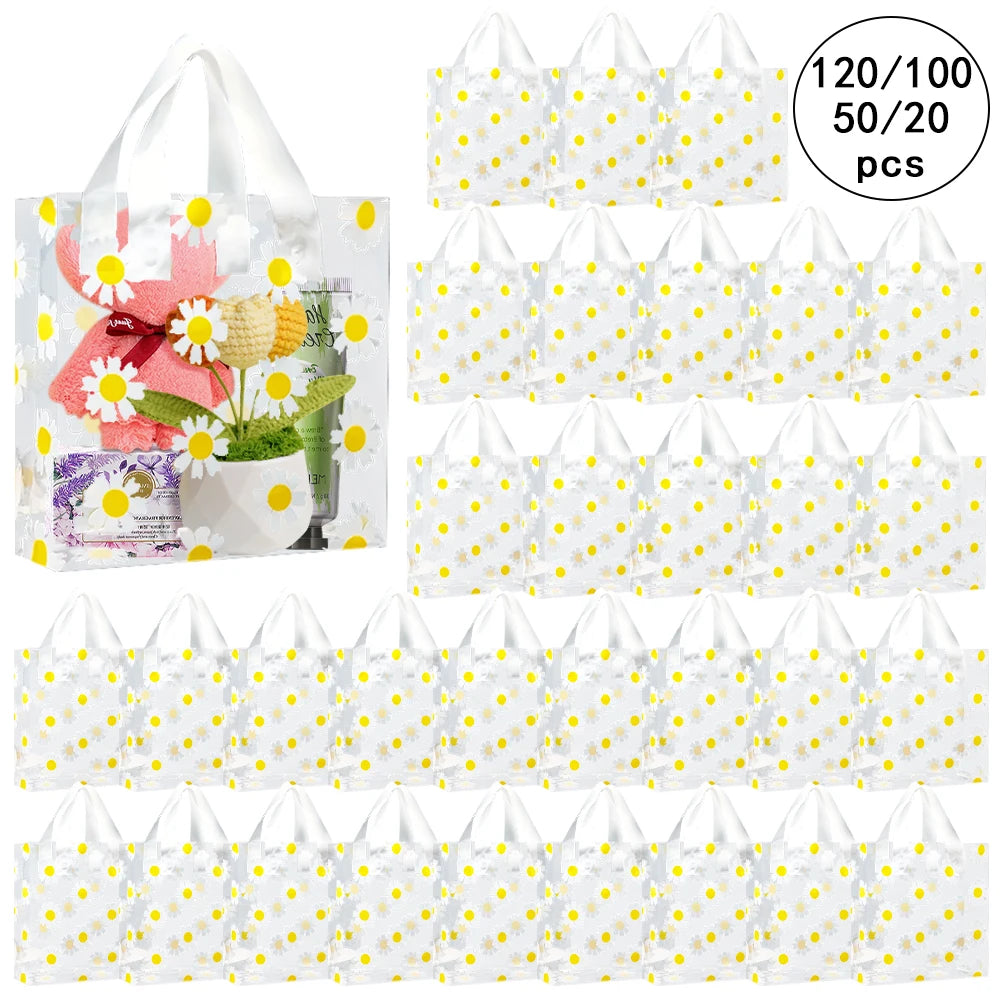 120/100/50/20pcs Gift Reusable Tote Bags  Party Favors