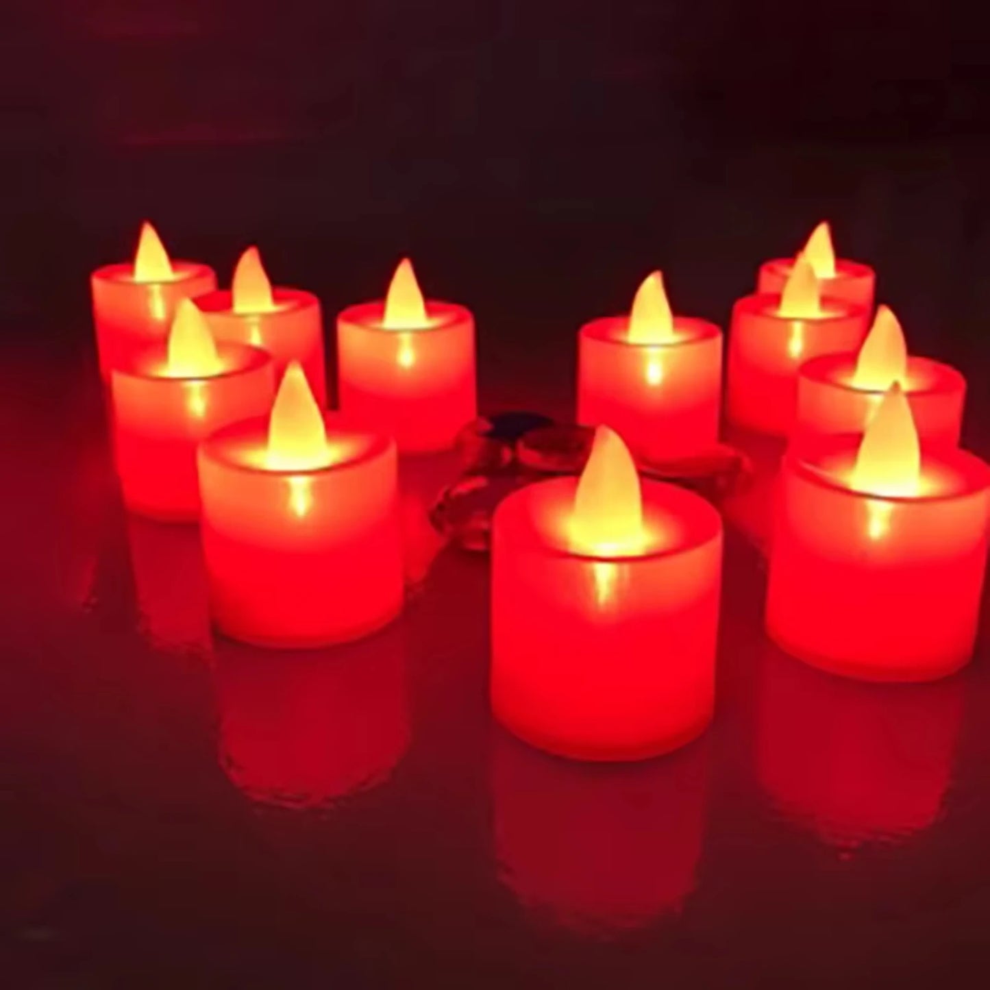 24pcs Many color  flameless led tea candle lights