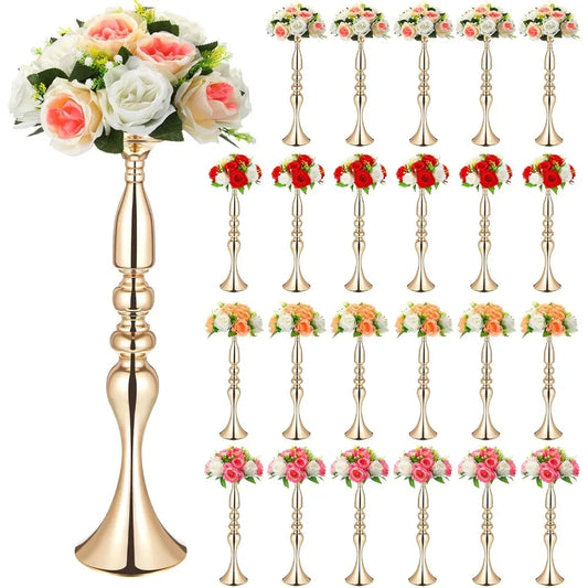 24 Pcs  Wedding Centerpiece Table Decoration Flower Stand