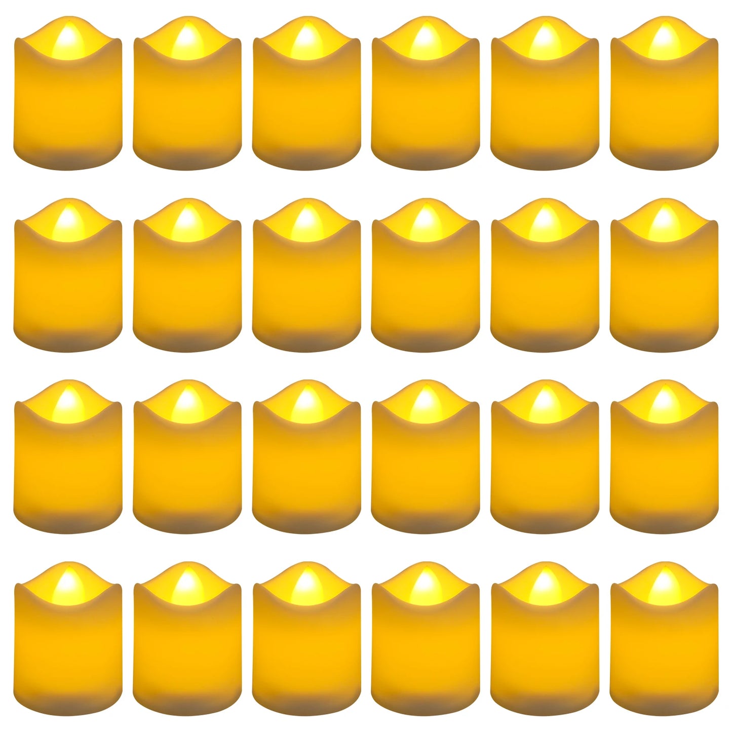 12/24Pcs Flameless LED Candle Battery Operated Flickering Candle