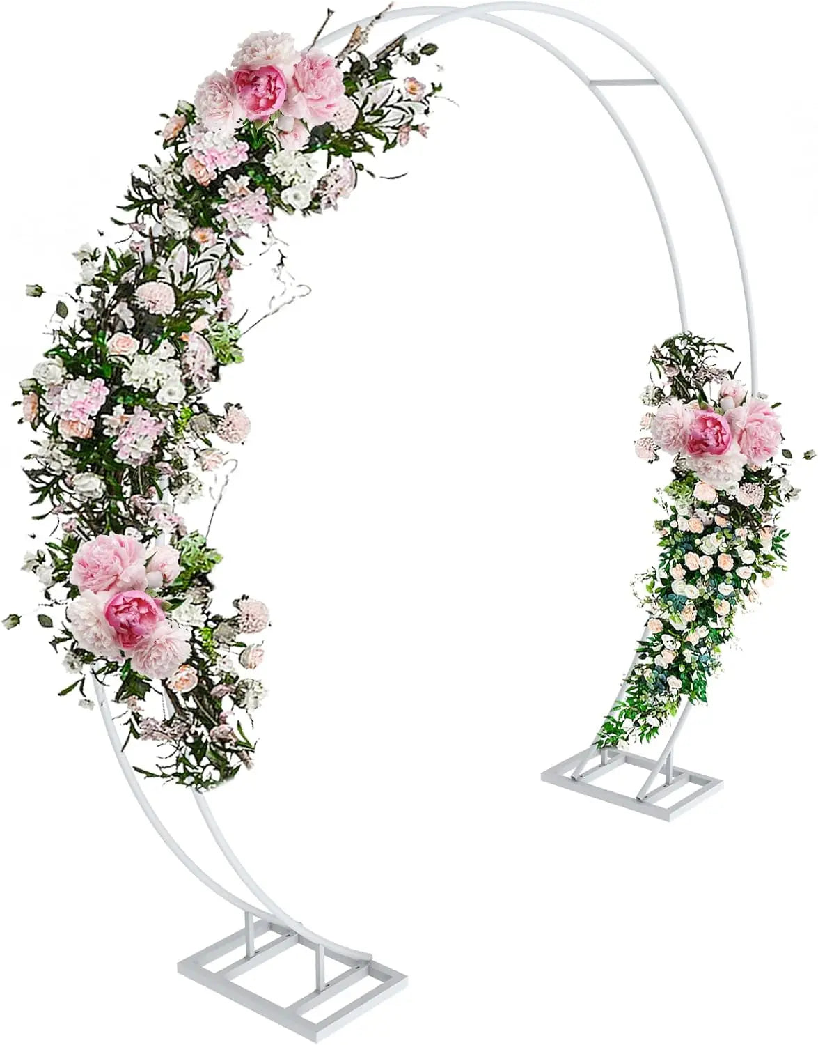 Large Round Metal Backdrop Stand Wedding Archway