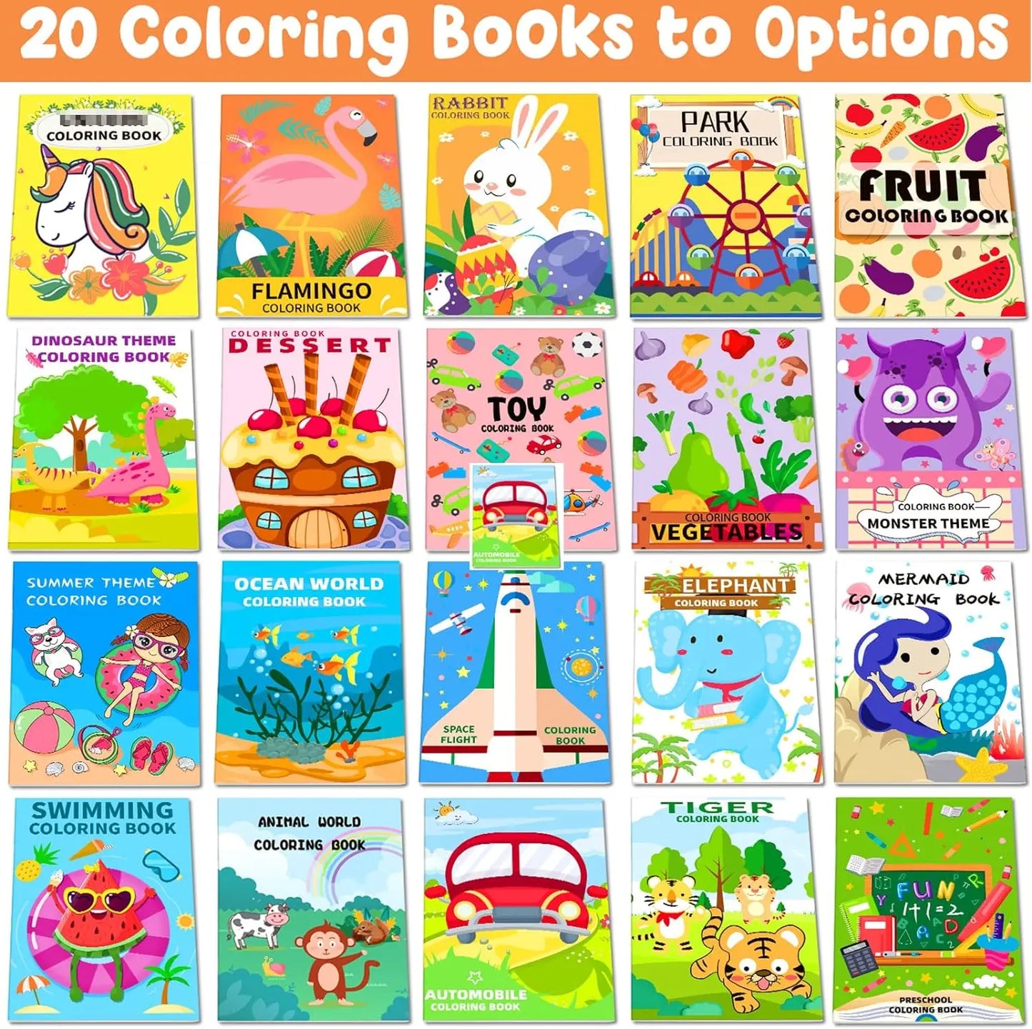 40 Pack Coloring Books  Party Favors Gifts for Kids